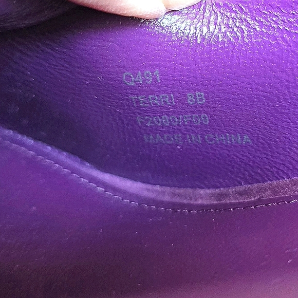 Coach Purple Suede "Terri" Wedges - Picture 9 of 9